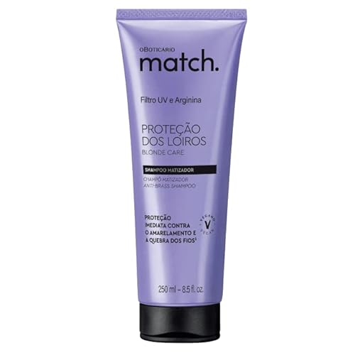 O BOTICARIO MATCH SHAMPOO MATIZADOR PROTEÇÃO DOS LOIROS250ml