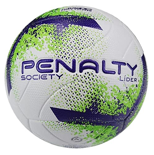 Bola Society Lider Xxi PENALTY, Branco/Amarelo/Preto, Único