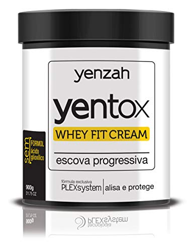 Whey Fit Cream Escova Progressiva Yentox, Yenzah, Levemente Amarelada