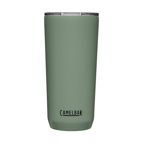CamelBak, Copo Térmico Thumbler, 600 mL, Aço Inoxidável, Tampa De Três Modos, Base Silicone,Mantém a Temperatura, Sem Vazamentos, Revestimento Resistente, Verde