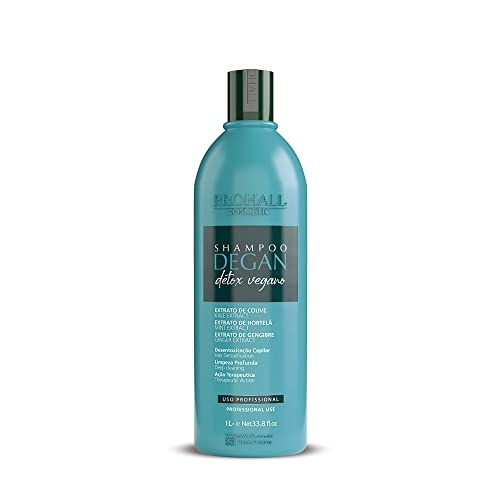 Prohall Cosmetic Degan - Shampoo Detox Vegano Limpeza Profunda 1L