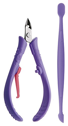 Mundial S/A Alicate Cutícula Flex 02 Peças Lilás