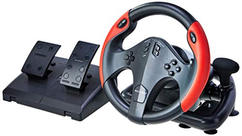 Volante Gamer com Marcha e Pedal Multilaser- JS087, Multilaser, Acessórios para Computador