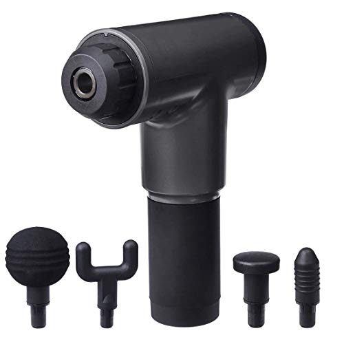 Massageador Pistola 5 Velocidades Corporal Bateria Recarregavel Esporte Portatil