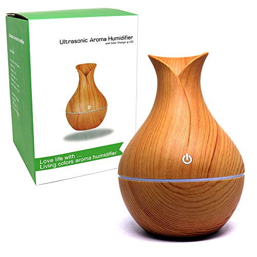 Umidificador Difusor de Ar Purificador Elétrico Ultrassônico Aroma LE-2122 Lelong c/Led Rgb Claro