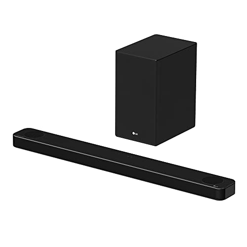 Home Theater Sound Bar LG Sp8a - 440w Rms, Alexa, Google Assistente, Dts X, Dolby Atmos, 3.1.2 Canais, Cor: preto