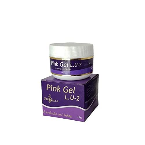 Pink Gel Lu2 Piubella 33 Gramas Unha de Fibra