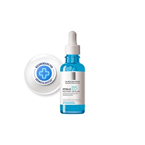 La Roche-Posay, Sérum Facial Antirrugas Reparador Redensificador com Ácido Hialurônico e Vitamina B5 para Rugas e Linhas Finas de Expressão, Hyalu B5, 30ml