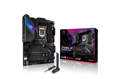 Placa mae asus intel lga (1200) atx ddr4 - rog strix z590-e gaming wifi