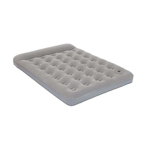 Colchão Inflável com bomba embutida Casal, Coleman, Cinza