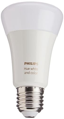 Philips Hue White & Color Ambiance Lâmpada base E27 220V - Iluminação Inteligente Controlada Por Wifi E Bluetooth, Compatível Com Amazon Alexa