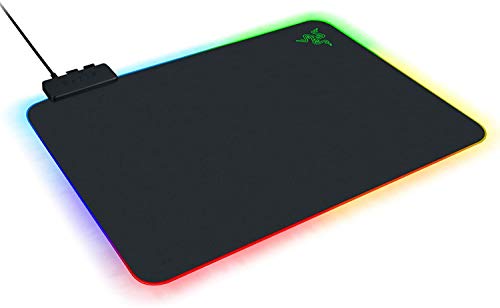 Razer Mouse pad Firefly rígido V2 RGB para jogos: iluminação Chroma personalizável - gerenciamento de cabos integrado - controle e velocidade equilibrados - base de borracha antiderrapante