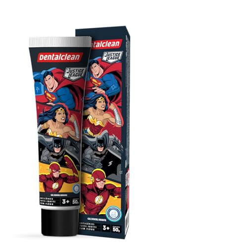 Dentalclean Gel Dental Infantil Heróis 50g com Flúor - Sabor Tutti-Frutti