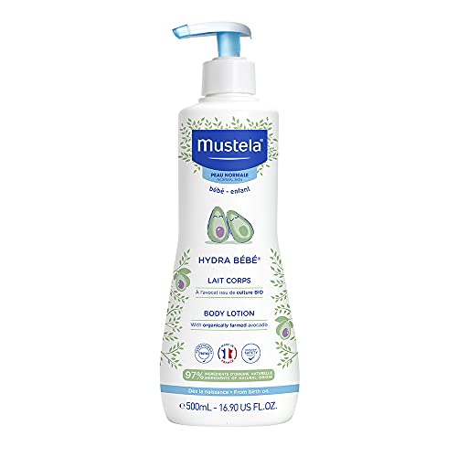 Mustela Bebê Com Abacate Orgânico Hidratante Corporal Infantil 97% De Ingredientes De Origem Natural 500Ml E Criança 500 Ml