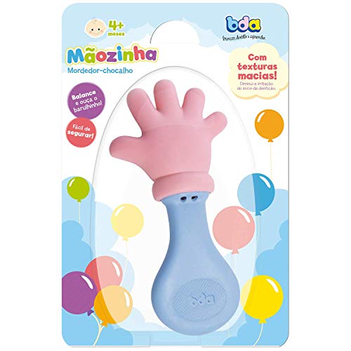 Mãozinha - Mordedor com Chocalho - Toyster Brinquedos