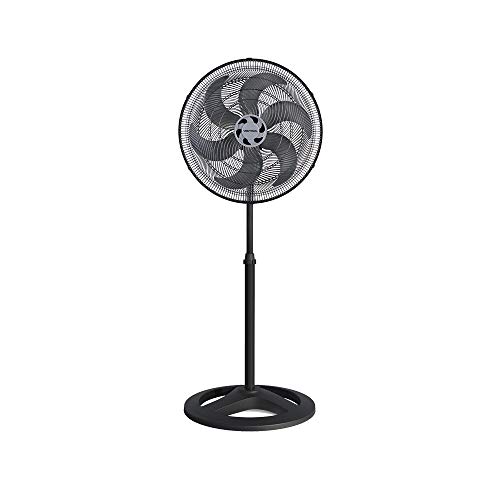 Ventisol Ventilador de Coluna Oscilante, Turbo 6 Pás Premium, Preto, 50cm, 127V