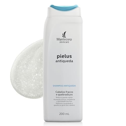 Shampoo Antiqueda Pielus Di - 200ml - Limpeza Suave e Ação Estimulante - Auxilia na Redução da Queda e Melhora do Volume - Mantecorp