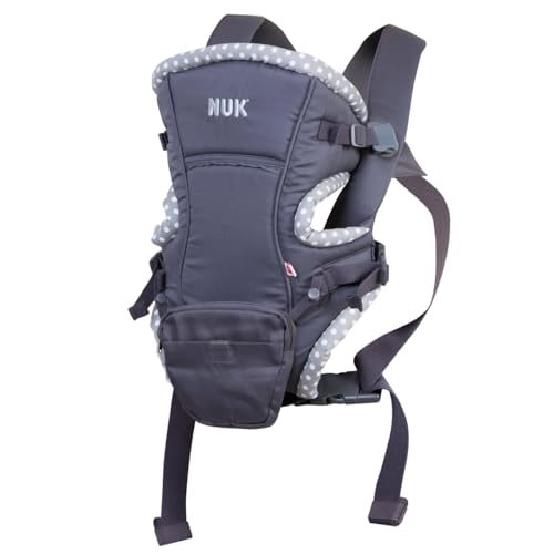 Baby Carrier Natural Fit 3 em 1 - NUK, Cinza