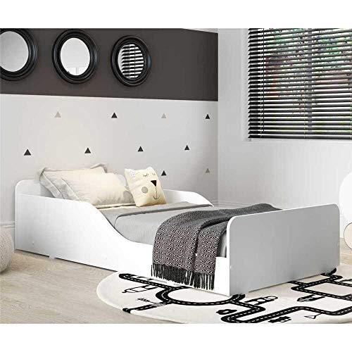 Cama Montessoriana Multimóveis 100% Mdf para colchão 150x70cm Branca