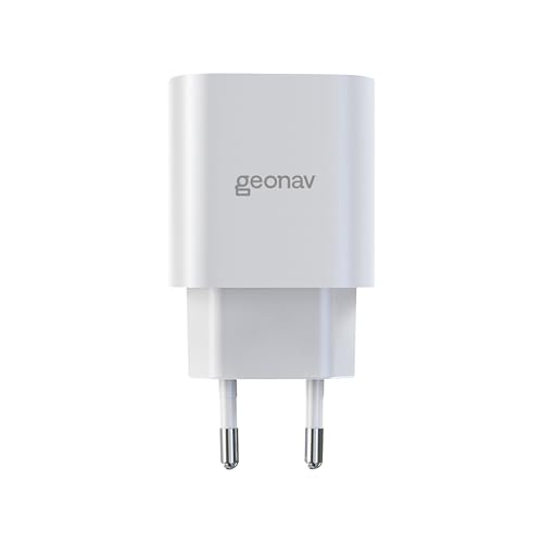 Geonav Carregador Universal Ultra Rápido, Power Delivery 25W, 1 Porta USB-C, CH25PDWT, Branco