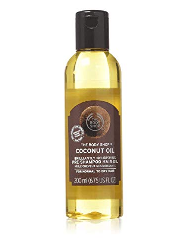The Body Shop Óleo de coco brilhantemente nutritivo pré-xampu para cabelo, 17 ml