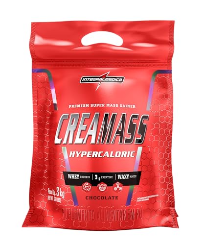 Integralmédica - Creamass Sabor Chocolate Pouch 3KG - Ganho de Massa Muscular - Energia e Performance