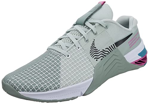 Nike Tênis feminino Metcon 8 Do9327, Prata clara/preto-verde mica, 9