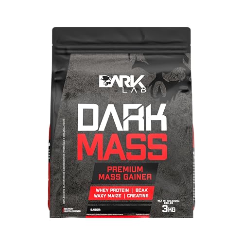 Hipercalórico Dark Mass 3Kg Dark La (3KG, Chocolate Branco com Morango)