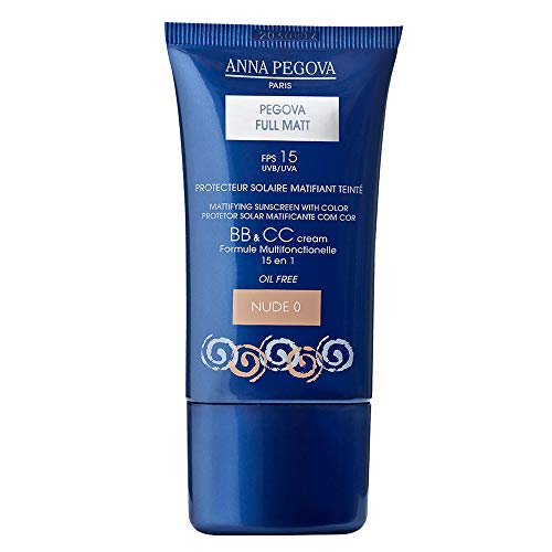 BB CC Cream Pegova Full Matt 15 em 1 - FPS 15 Nude 0-30g -