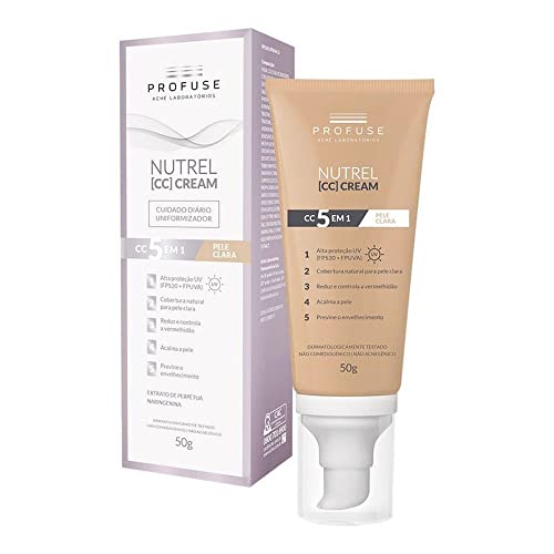 Creme Facial Profuse Nutrel Cc Cream 5 Em 1 Com 50G