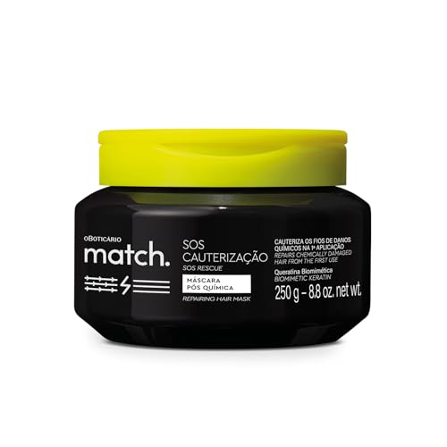 Máscara Capilar Pós-Química Match SOS Cauterização 250g - O Boticário