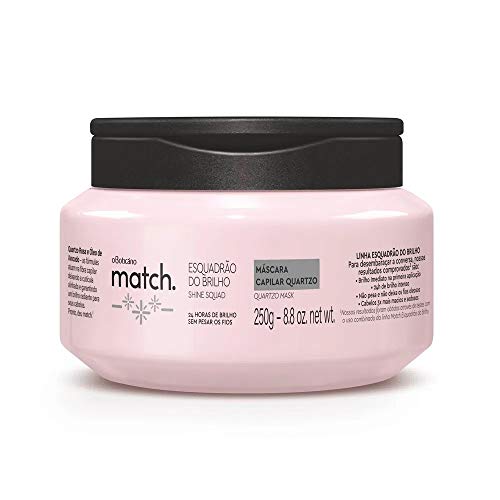 Boticario Máscara Capilar Match Brilho, 250g