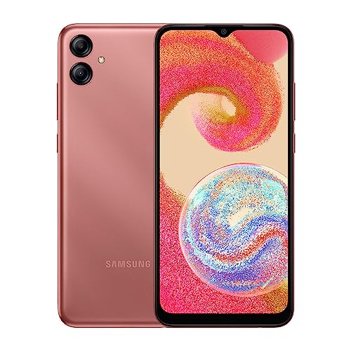 Samsung Galaxy A04e 64GB 4G Wi-Fi Tela 6.5'' Dual Chip 3GB RAM Câmera Dupla + Selfie 5MP com modo Retrato Bateria de 5000mAh - Cobre