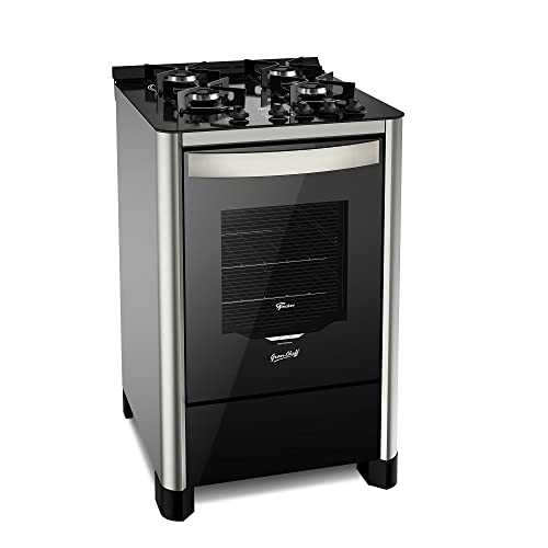 FISCHER FOGÃO DE PISO À GÁS 4 BOCAS GRAND CHEFF SILVER BIVOLT - 26987-59775