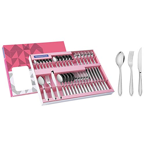 Faqueiro Aço Inox com Faca para Churrasco com 36 Peças Tramontina Laguna Prata