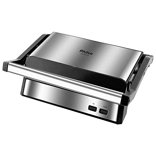 Grill e Sanduicheira 2 em 1 Inox PGR21PI Philco 220V