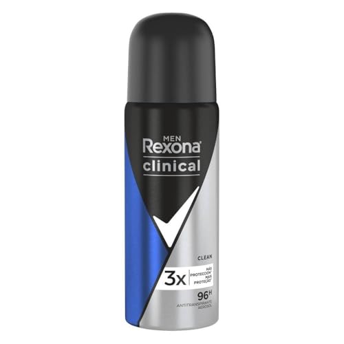 Desodorante Antitranspirante Aerosol Rexona Men Clinical Classic Clean 55ml