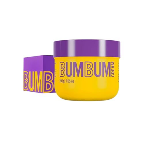 Beleza Brasileira Creme Hidratante Corporal Bumbum Cream Suave 200g, Combate Flacidez e Suavização de Estrias, Todos os Tipos de Pele, Produto Vegano e Não Testado em Animais