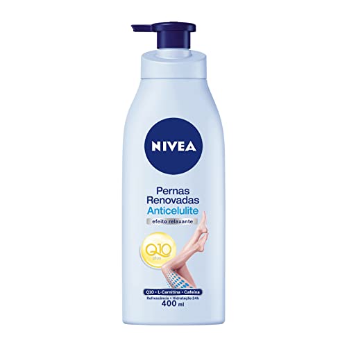 NIVEA Hidratante Desodorante Anticelulite Q10 Pernas Renovadas 400ml - Melhora visivelmente a aparência das celulites e firma a pele em 4 semanas