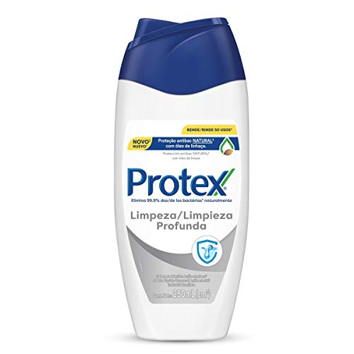 Protex Sabonete Líquido Antibacteriano para Corpo Limpeza Profunda Original 250ml