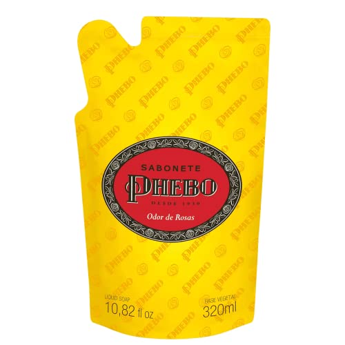 PHEBO Refil Sabonete Líquido Tradicional Odor De Rosas 320Ml Phebo