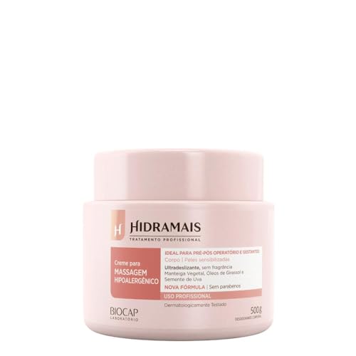 Hidramais Creme De Massagem Hipoalergênico Gestantes 500G