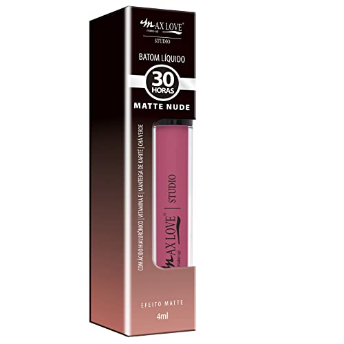 Batom Liquido Nude Matte 30H Cor: 672 - Max Love