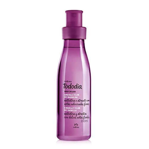 Body Splash Todo Dia Ameixa e Flor de Baunilha Natura 200ml