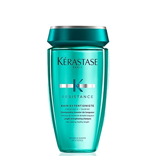 Kérastase Résistance Bain Extentioniste, Shampoo Fortalecedor para Cabelos Enfraquecidos e Quebradiços, Previne a Quebra e Estimula o Crescimento Capilar, 250ml