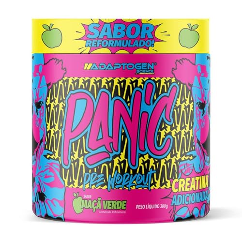 Adaptogen Panic Pré Workout Maça Verde 300G