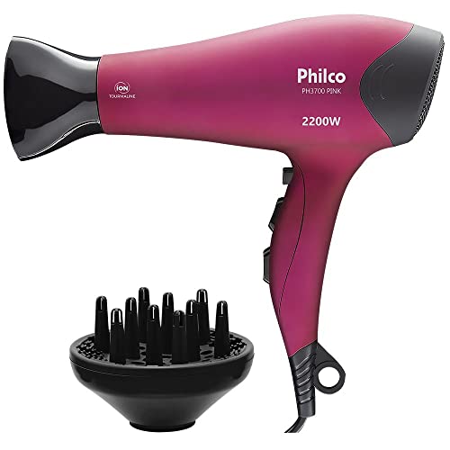 Secador de Cabelos Philco PH3700 Pink Tourmaline 127V