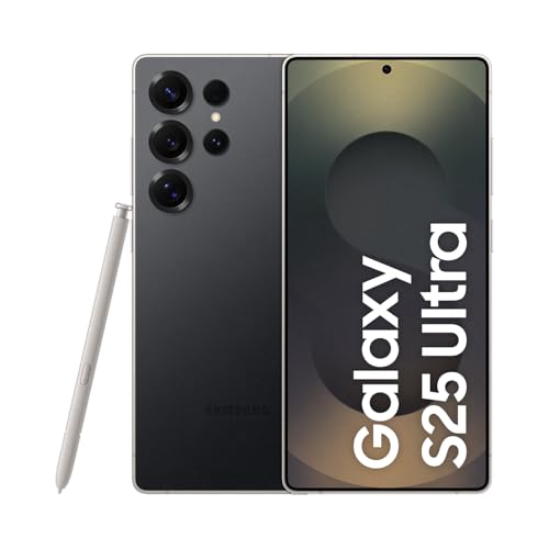 Celular Samsung Galaxy S25 Ultra 5G, 512GB, 12GB RAM, Câmera Quádrupla de 200+50+10+50, Tela Grande de 6.9", Titânio Preto
