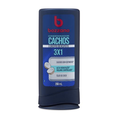Bozzano Condicionador Cachos e Crespos 3x1 200ml