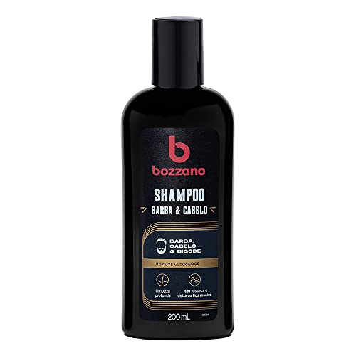 Bozzano Shampoo Para Barba Cabelo E Bigode 200Ml